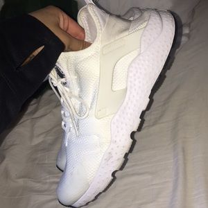 WHITE Huarache Runs